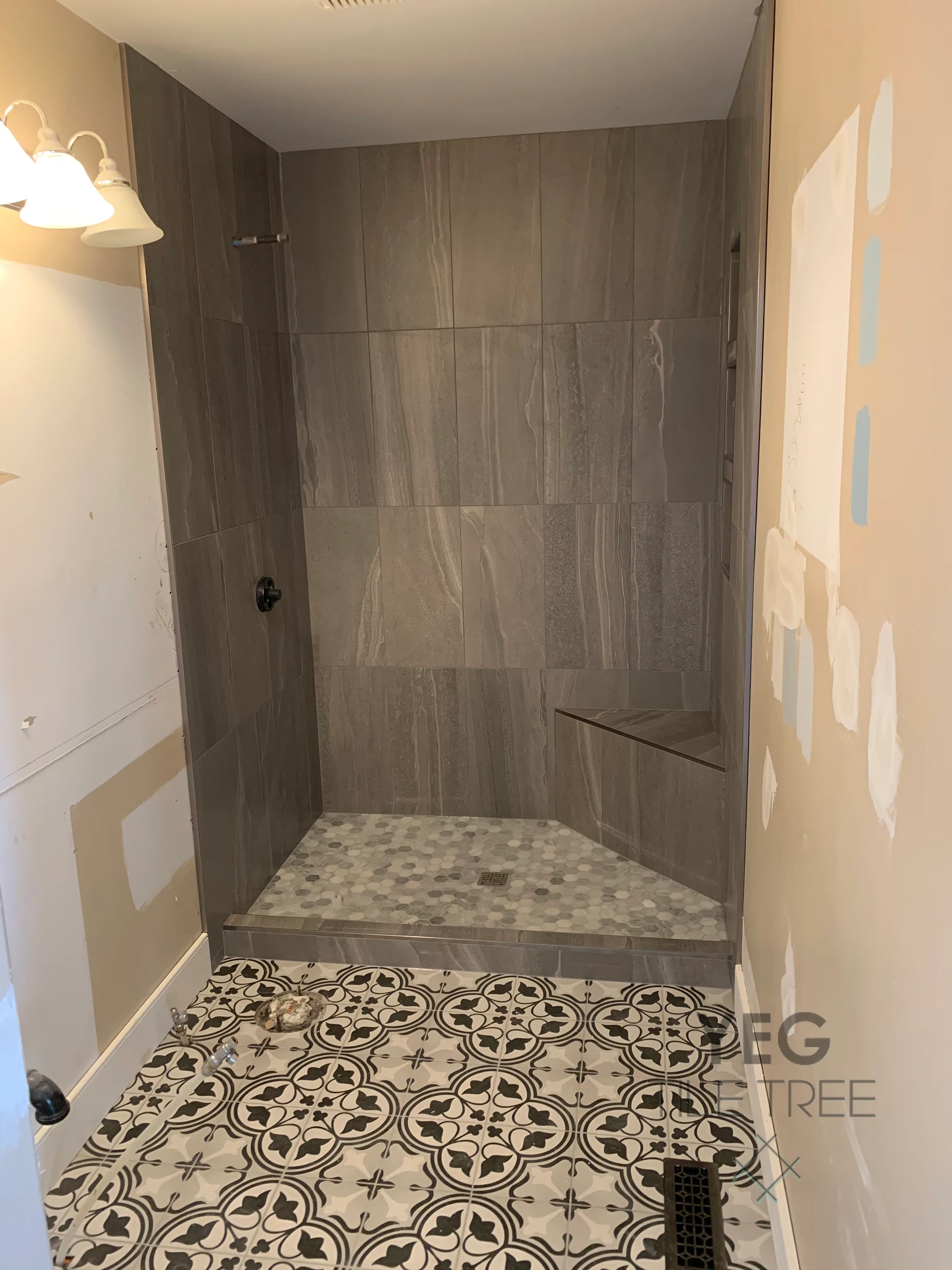 Slip resistance for tile in wet areas
